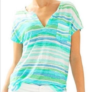 Lilly Pulitzer Duval Linen Tee